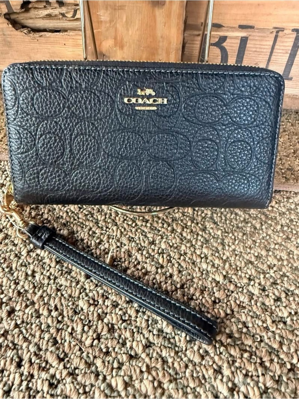 Coach Long Zip Around Wallet